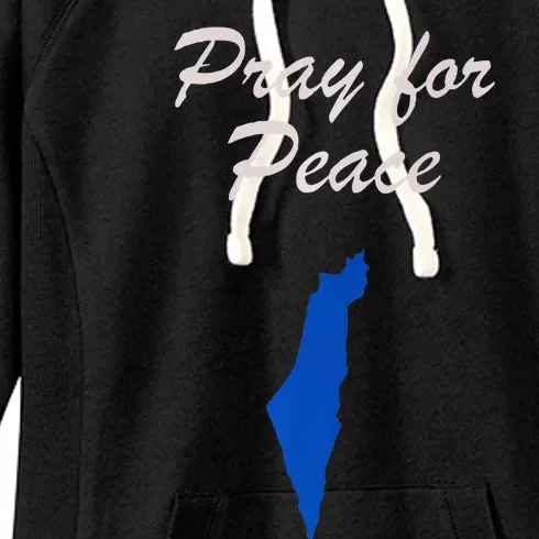 Pray for Peace in the Middle East Pray for Peace in Israel Women's Fleece Hoodie