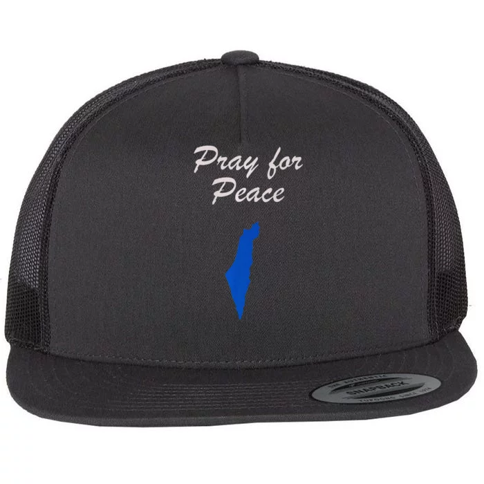 Pray for Peace in the Middle East Pray for Peace in Israel Flat Bill Trucker Hat