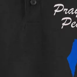 Pray for Peace in the Middle East Pray for Peace in Israel Dry Zone Grid Performance Polo