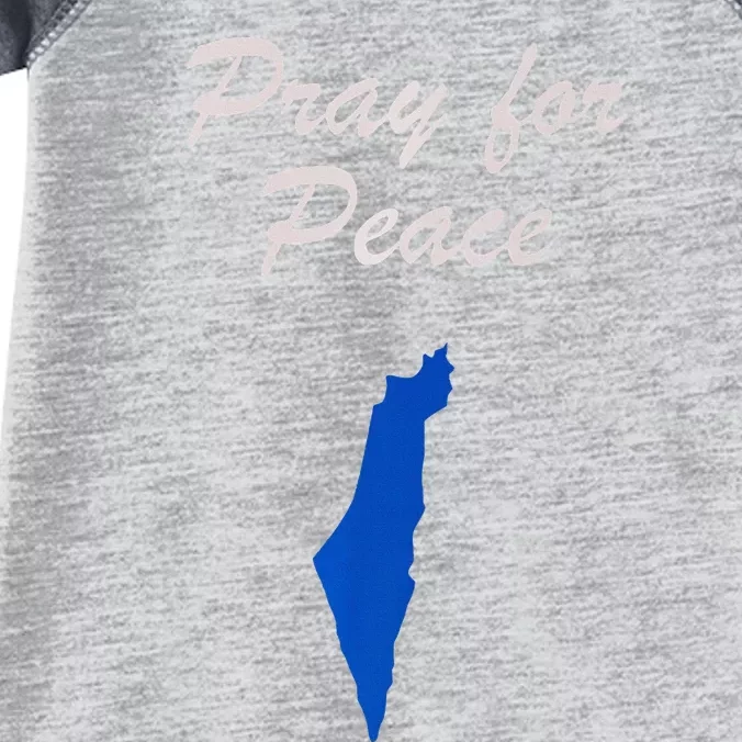 Pray for Peace in the Middle East Pray for Peace in Israel Infant Baby Jersey Bodysuit