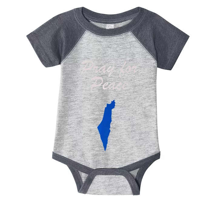 Pray for Peace in the Middle East Pray for Peace in Israel Infant Baby Jersey Bodysuit