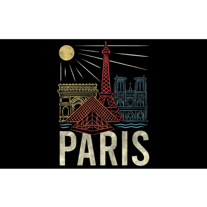 Paris France Paris Vacation Eiffel Tower Paris Souvenir Bumper Sticker