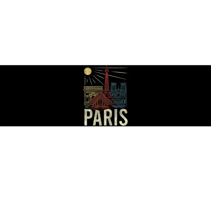 Paris France Paris Vacation Eiffel Tower Paris Souvenir Bumper Sticker