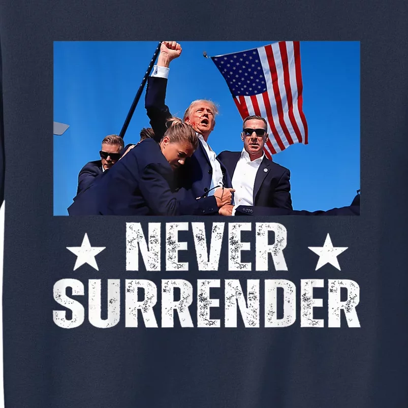 Pray For President Trump Never Surrender God Bless Trump Sweatshirt