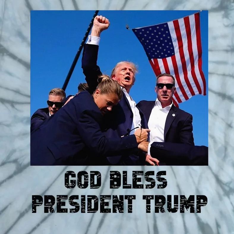 Pray For President Trump Never Surrender God Bless Trump Tie-Dye T-Shirt