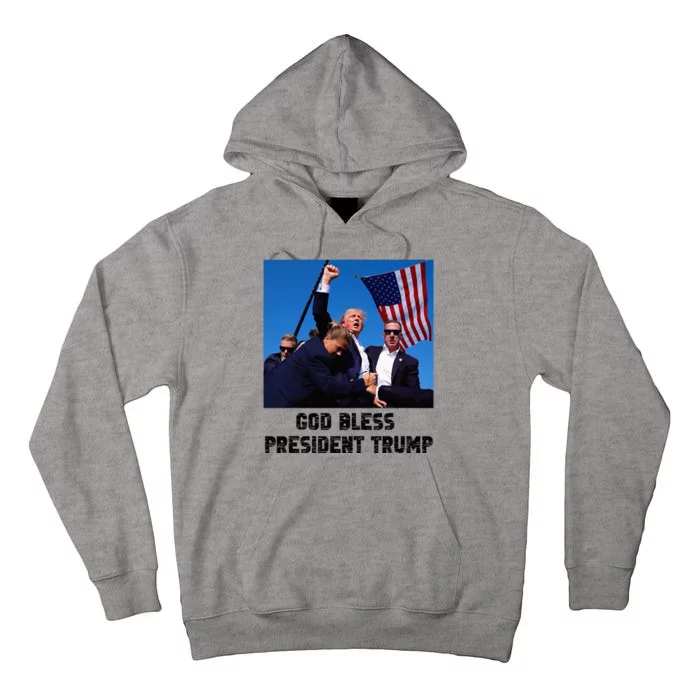 Pray For President Trump Never Surrender God Bless Trump Tall Hoodie