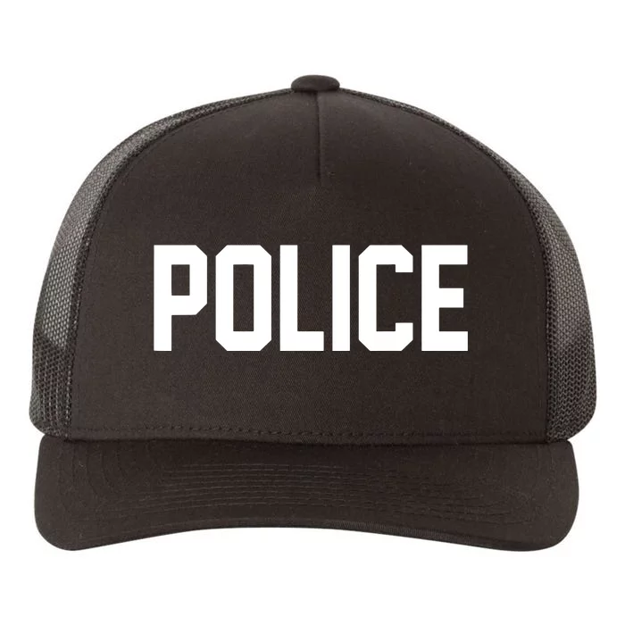 Police For Police Officer Halloween Costume Yupoong Adult 5-Panel Trucker Hat