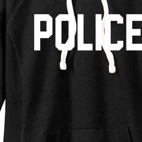 Police For Police Officer Halloween Costume Women's Fleece Hoodie