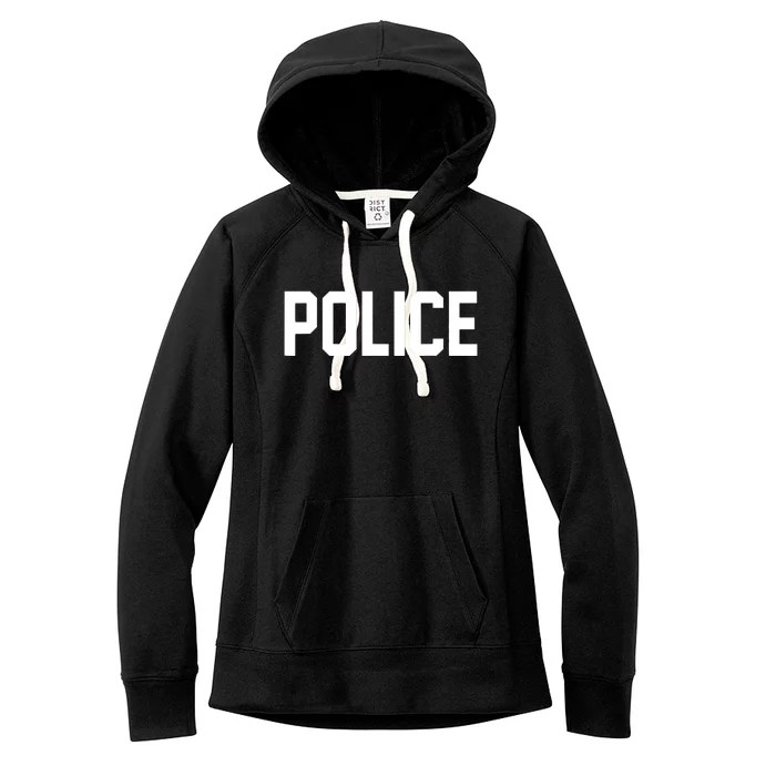 Police For Police Officer Halloween Costume Women's Fleece Hoodie