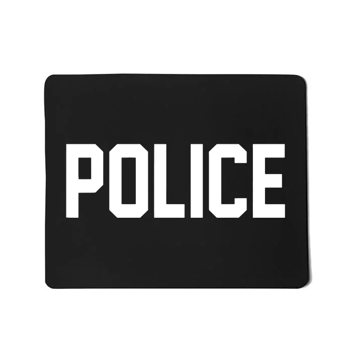 Police For Police Officer Halloween Costume Mousepad