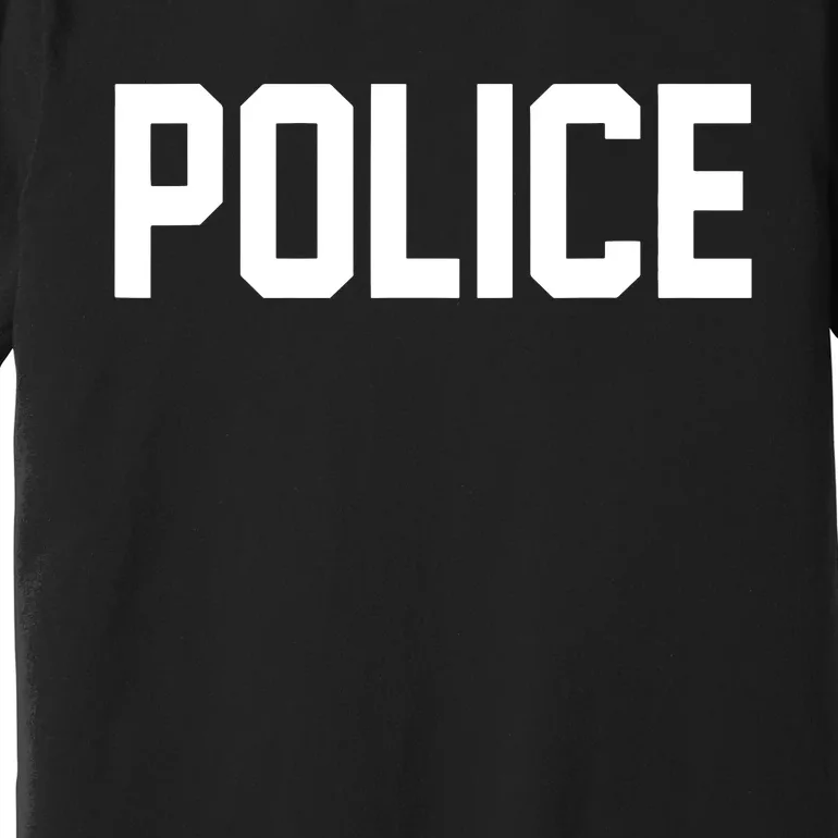 Police For Police Officer Halloween Costume Premium T-Shirt