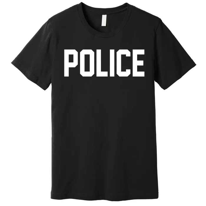 Police For Police Officer Halloween Costume Premium T-Shirt