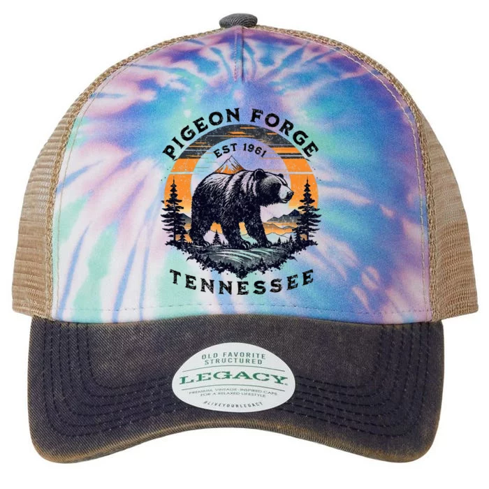 Pigeon Forge Legacy Tie Dye Trucker Hat