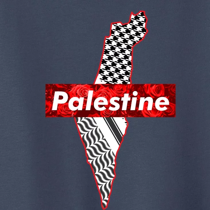 Palestine Free Palestine Free Gaza Palestine Flag Arabic Toddler T-Shirt