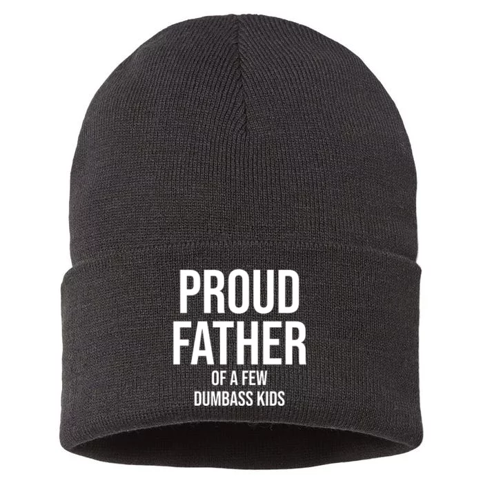 Proud Father Sustainable Knit Beanie