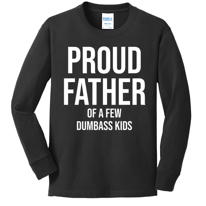 Proud Father Kids Long Sleeve Shirt