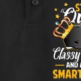 Pittsburgh Football Queen Classy Sassy And A Bit Smart Assy Dry Zone Grid Performance Polo