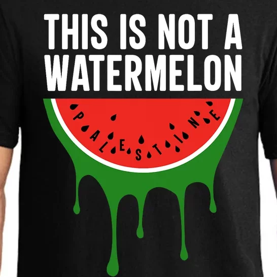 Palestine Funny Quote This Is Not A Watermelon Pajama Set