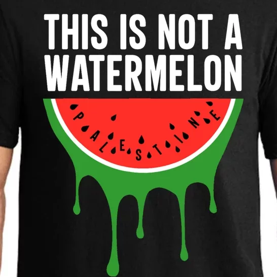 Palestine Funny Quote This Is Not A Watermelon Pajama Set