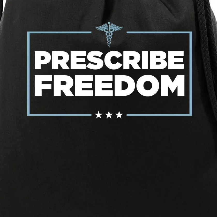 Prescribe Freedom Ron DeSantis Florida Governor Drawstring Bag