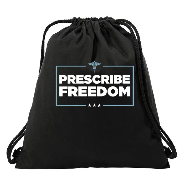 Prescribe Freedom Ron DeSantis Florida Governor Drawstring Bag