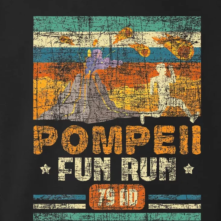 Pompeii Fun Run Geography Volcanologist Volcanology Toddler Hoodie