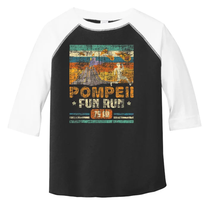 Pompeii Fun Run Geography Volcanologist Volcanology Toddler Fine Jersey T-Shirt