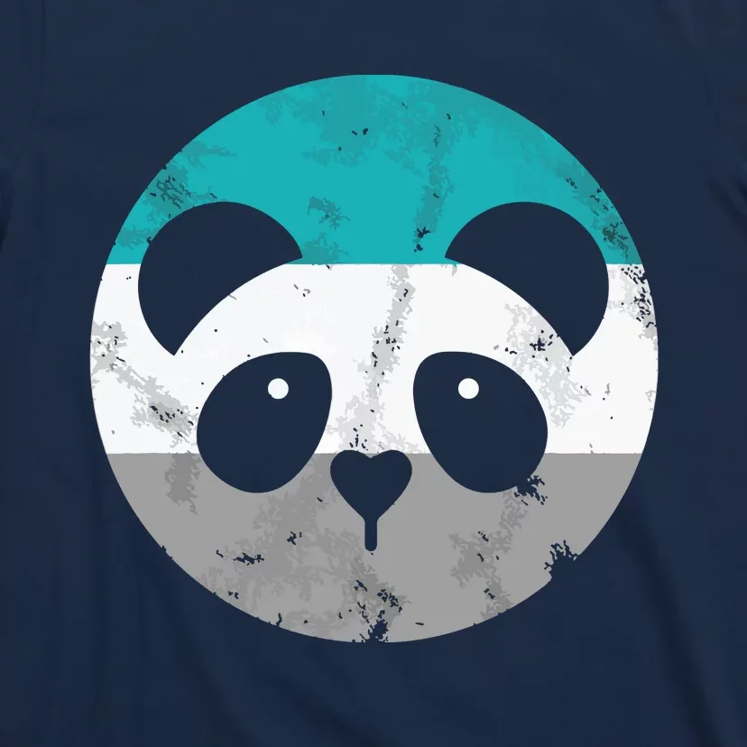 Panda Face Retro Gift T-Shirt