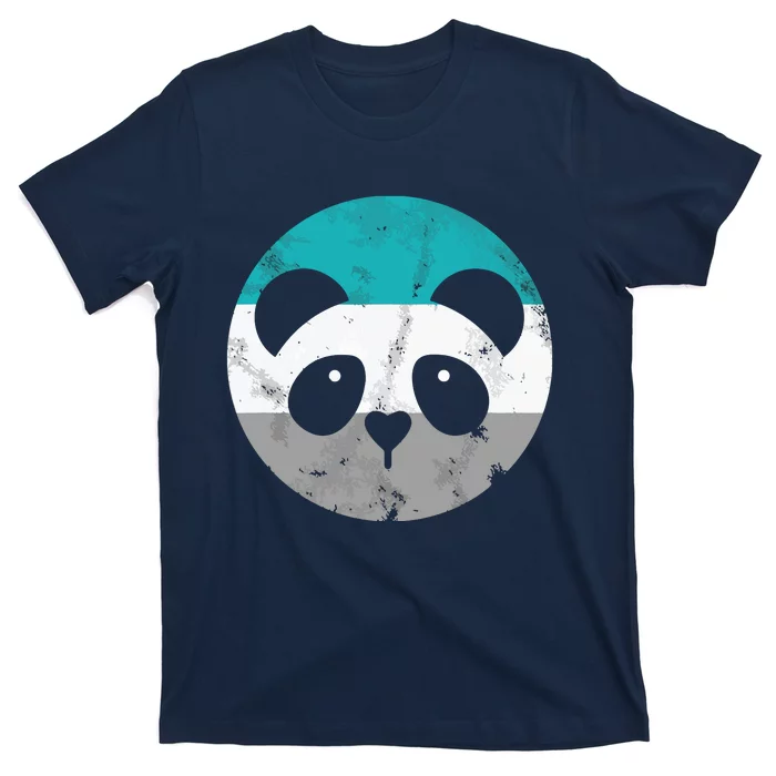 Panda Face Retro Gift T-Shirt