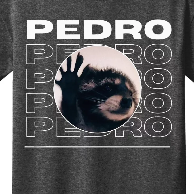 Pedro Funny Raccoon Dancing Meme Kids T-Shirt