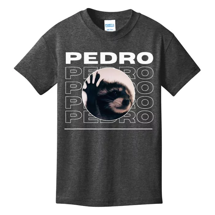 Pedro Funny Raccoon Dancing Meme Kids T-Shirt