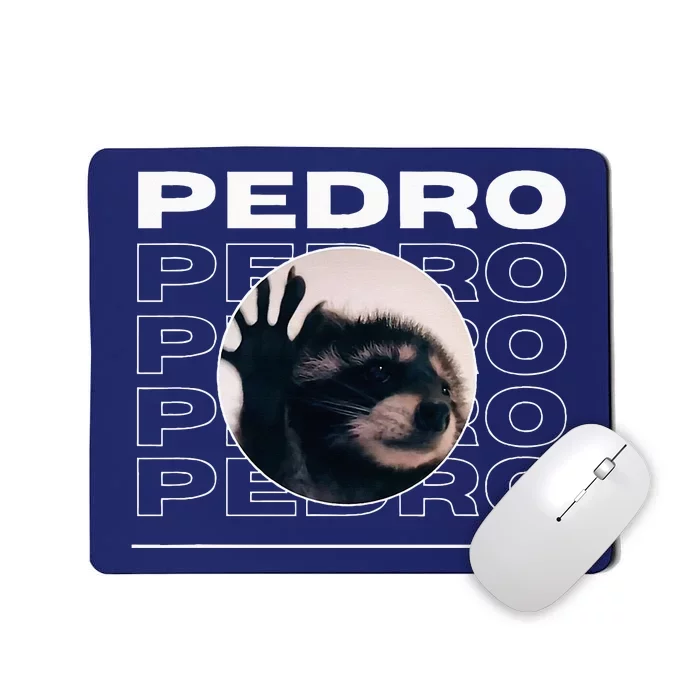 Pedro Funny Raccoon Dancing Meme Mousepad