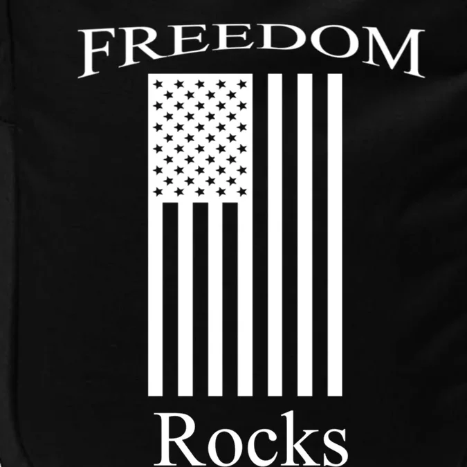 Patriotic Freedom Rocks Flag Concert Gear Gift Impact Tech Backpack