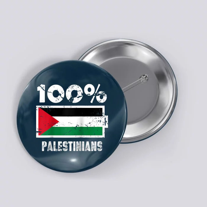 Palestine Flag Support | 100% Palestinians Battery Power Button