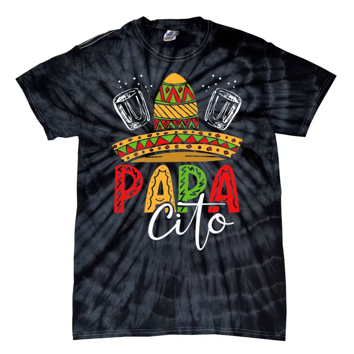 Papacito Funny Sombrero Design Fiesta Cinco De Mayo Tie-Dye T-Shirt