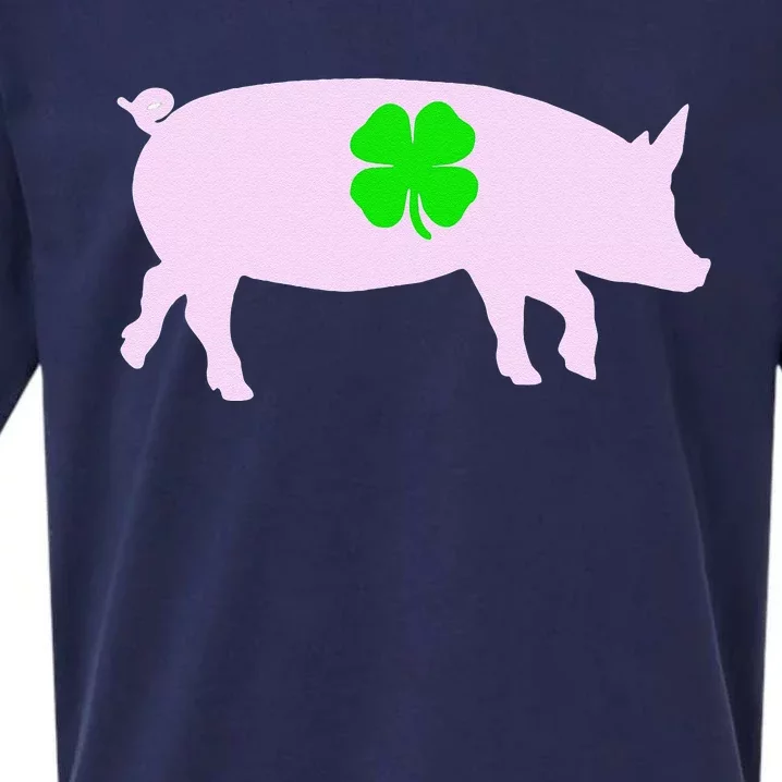 Pig For Saint Patrick's Day Pig Owner Sueded Cloud Jersey T-Shirt