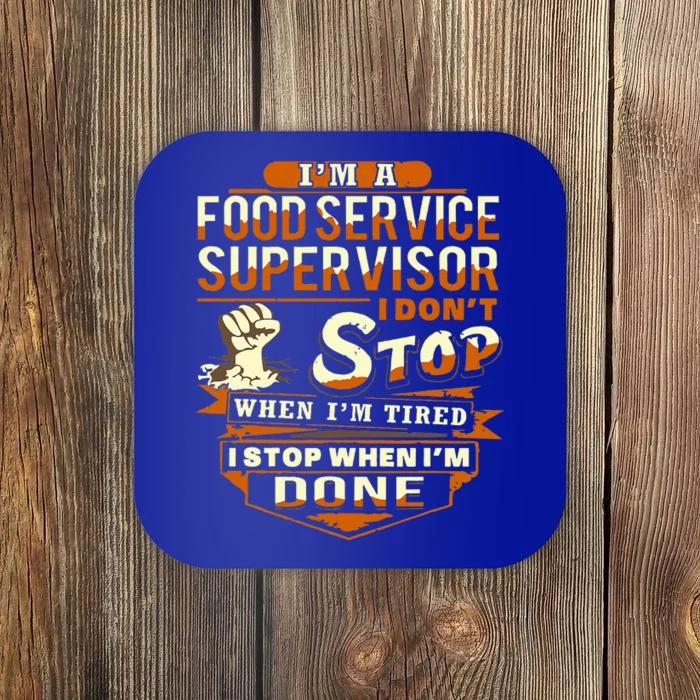 Proud Food Service Supervisor Coaster