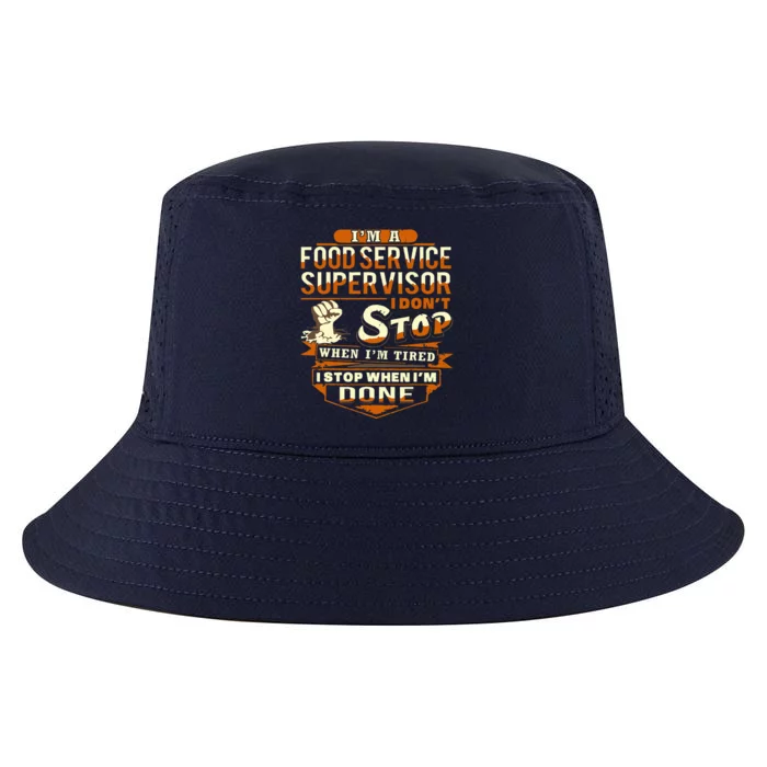 Proud Food Service Supervisor Cool Comfort Performance Bucket Hat