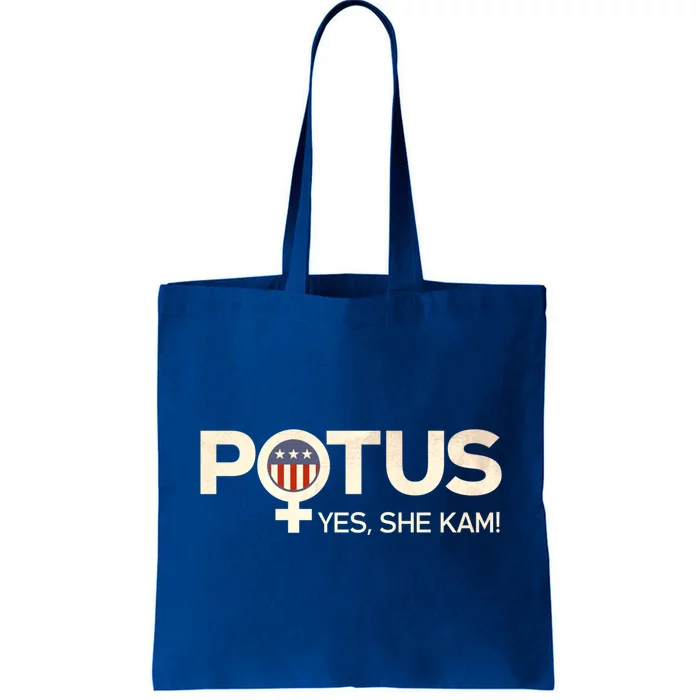 Potus Female Symbol Yes She Kam Harris For President Gift Tote Bag