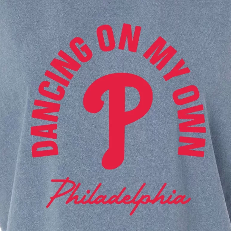 Philadelphia Funny Saying Dancing on My Own Garment-Dyed Women's Muscle Tee