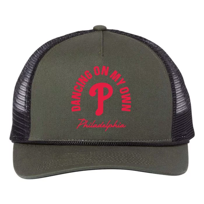 Philadelphia Funny Saying Dancing on My Own Retro Rope Trucker Hat Cap