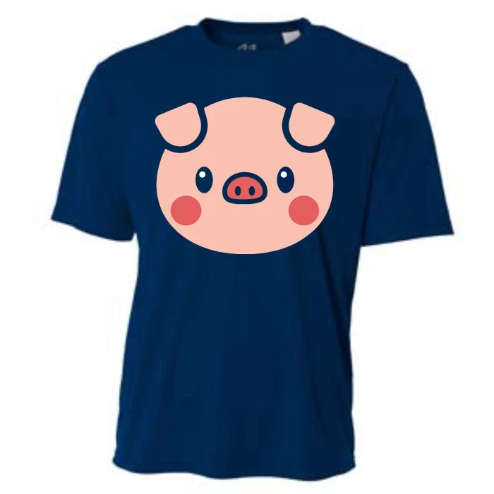 Pig Face Shirts Gift For Pig Lover Cooling Performance Crew T-Shirt