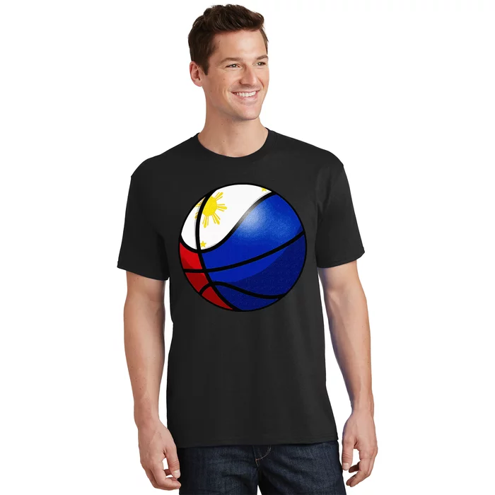 Philippines Filipino Sport Basketball Basket Ball Proud Flag T-Shirt