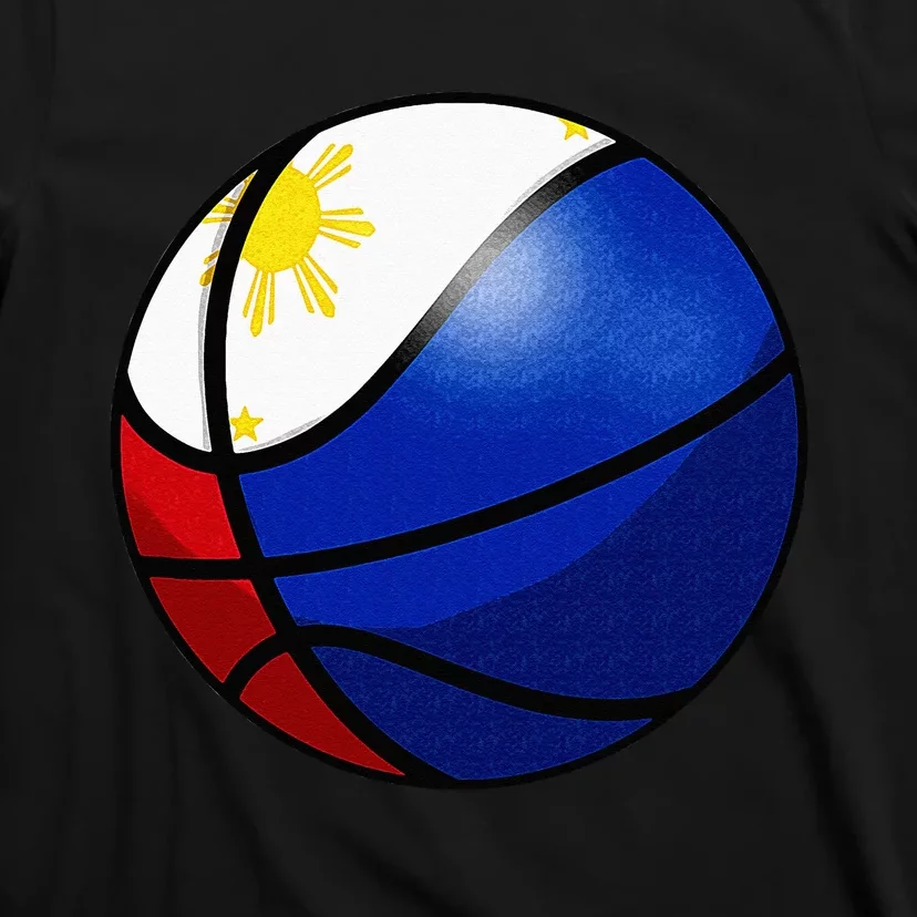 Philippines Filipino Sport Basketball Basket Ball Proud Flag T-Shirt