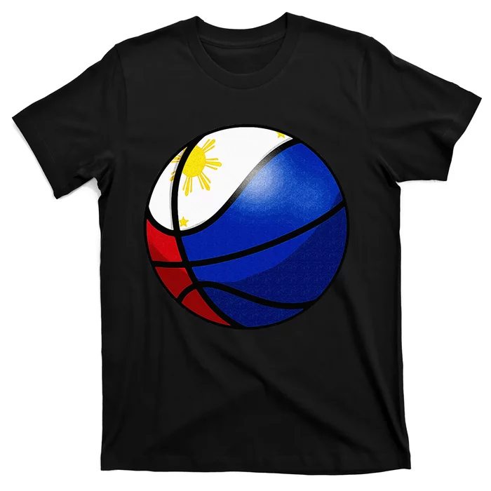 Philippines Filipino Sport Basketball Basket Ball Proud Flag T-Shirt