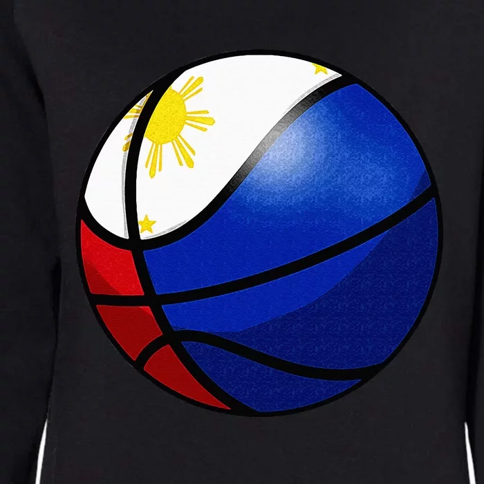 Philippines Filipino Sport Basketball Basket Ball Proud Flag Womens California Wash Sweatshirt