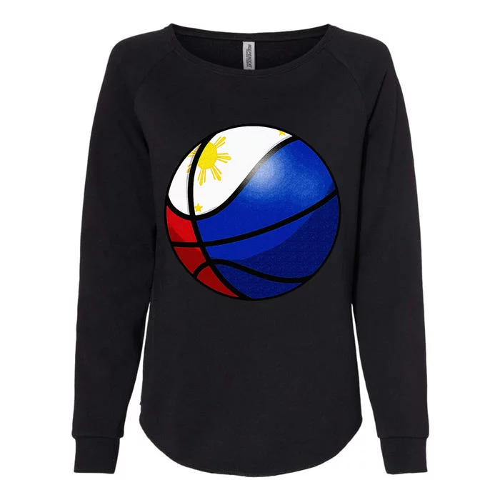 Philippines Filipino Sport Basketball Basket Ball Proud Flag Womens California Wash Sweatshirt