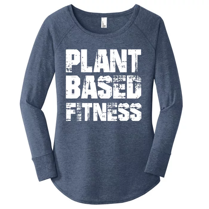 PLANTBASED FITNESS Shirts Vegan Plant Based Women's Perfect Tri Tunic Long Sleeve Shirt