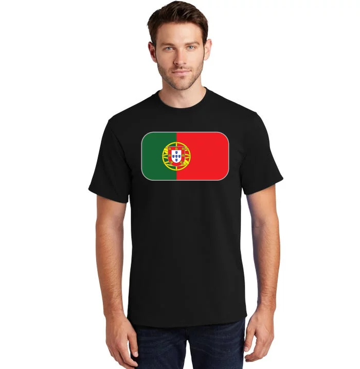 Portugal Flag Soccer Portuguese Flag Tall T-Shirt