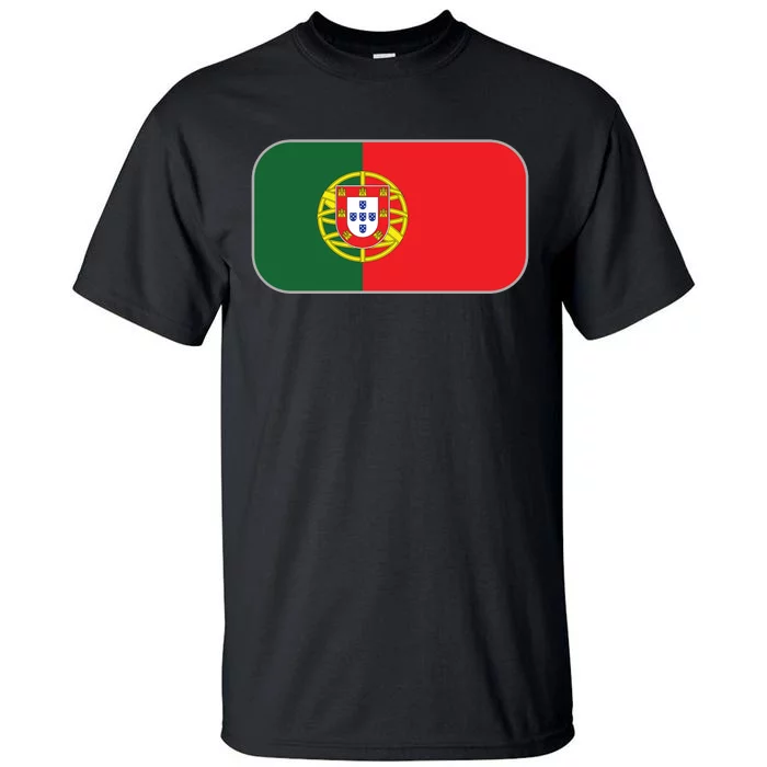 Portugal Flag Soccer Portuguese Flag Tall T-Shirt